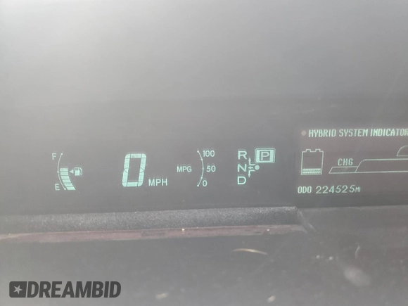 2011 Toyota Prius I with VIN JTDKN3DU8B5372216, listed as a Copart auction lot 56172455 with 224,525 mi miles and Clean Title. Bid and sale history available at DreamBid. Image 9.
