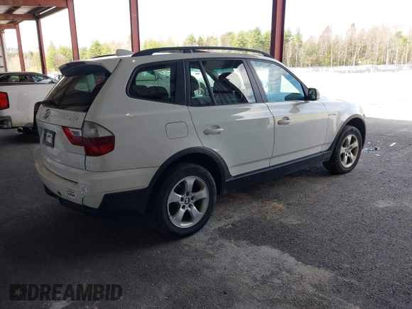 2008 BMW X3 3.0si with VIN WBXPC93448WJ18864, listed as a IAAI auction lot 42080625 with 190,322 mi miles. Bid and sale history available at carsss.com. Image 4.