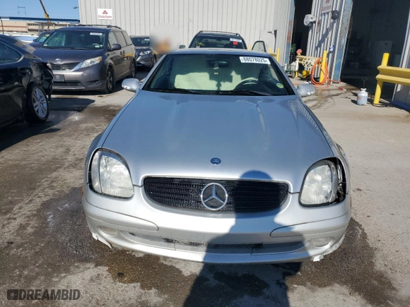 2001 Mercedes-Benz SLK-Class Kompressor with VIN WDBKK49F11F220665, listed as a Copart auction lot 88078025 with 67,564 mi miles and Salvage Title. Bid and sale history available at carsss.com. Image 5.
