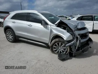 2021 Cadillac XT4 FWD Premium Luxury with VIN 1GYFZCR48MF071547, listed as a Copart auction lot 47564075 with 26,955 mi miles and Non Repairable. Bid and sale history available at carsss.com. Image 4.