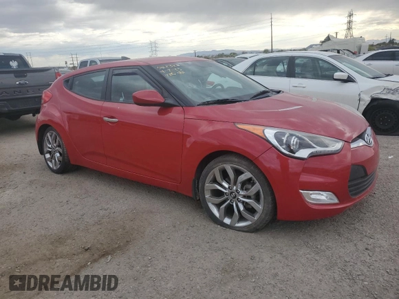 2014 Hyundai Veloster RE:FLEX z VIN KMHTC6AD3EU212525, wystawiony jako Copart lot #52935475 z przebiegiem 54 086 mil mil oraz Szkoda całkowita • Salvage title. Historia ofert i sprzedaży dostępna na DreamBid. Obrazek 4.