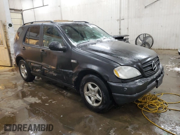 1999 Mercedes-Benz M-Class with VIN 4JGAB54E3XA101177, listed as a Copart auction lot 78703184 with 236,957 mi miles and Salvage Title. Bid and sale history available at carsss.com. Image 4.