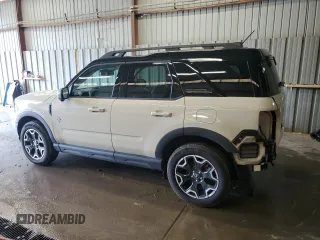 2025 Ford Bronco Sport Outer Banks with VIN 3FMCR9CN6SRE17295, listed as a Copart auction lot 55597115 with 338 mi miles and Salvage title. Bid and sale history available at DreamBid. Image 2.