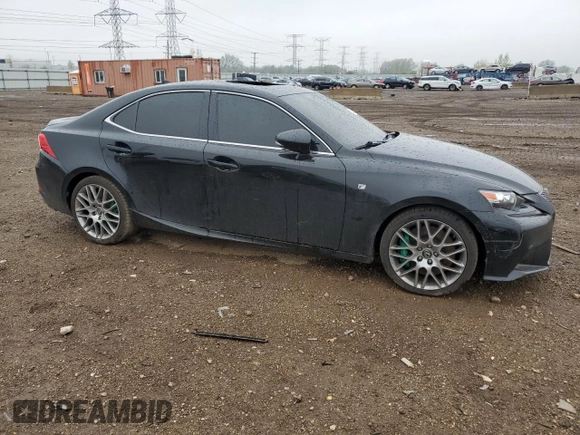 2016 Lexus IS 300/350 with VIN JTHCM1D25G5004835, listed as a Copart auction lot 55387325 with 98,684 mi miles and Salvage title. Bid and sale history available at DreamBid. Image 4.