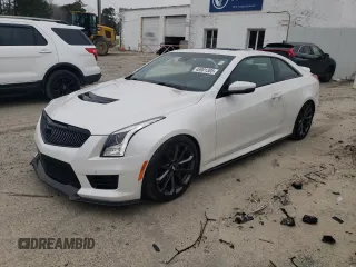 2016 Cadillac ATS-V with VIN 1G6AN1RY9G0108327, listed as a Copart auction lot 45901385 with 32,098 mi miles and Salvage Title. Bid and sale history available at carsss.com. Image 1.