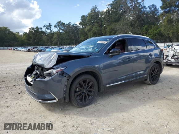 2022 Mazda CX-9 Carbon Edition with VIN JM3TCBDY8N0613658, listed as a Copart auction lot 76939354 with 34,380 mi miles and Non repairable. Bid and sale history available at DreamBid. Image 1.