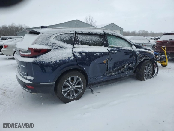 2020 Honda CR-V Touring with VIN 2HKRW2H93LH212354, listed as a Copart auction lot 48068635 with 0 mi miles and Salvage Title. Bid and sale history available at carsss.com. Image 3.