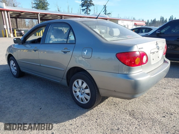 2004 Toyota Corolla CE with VIN JTDBR38E842043849, listed as a IAAI auction lot 41703290 with 299,999 mi miles. Bid and sale history available at carsss.com. Image 3.