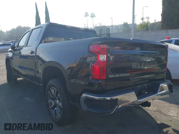 2022 Chevrolet Silverado 1500 LT with VIN 1GCPACED3NZ528434, listed as a IAAI auction lot 41102675 with 47,037 mi miles. Bid and sale history available at carsss.com. Image 3.