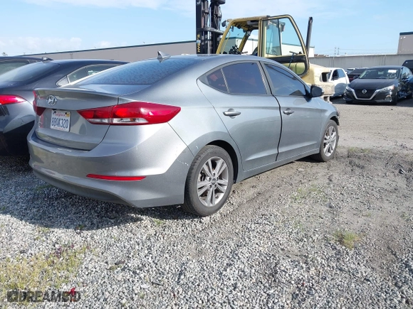2018 Hyundai Elantra Value Edition with VIN KMHD84LF8JU519076, listed as a IAAI auction lot 41602336 with 148,868 mi miles. Bid and sale history available at carsss.com. Image 4.