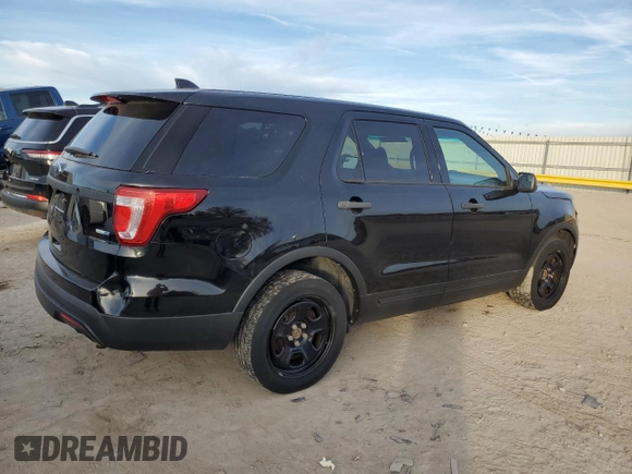 2016 Ford Utility Police Interceptor with VIN 1FM5K8AR4GGD31852, listed as a Copart auction lot 81687774 with 89,612 mi miles and Salvage Title. Bid and sale history available at carsss.com. Image 3.