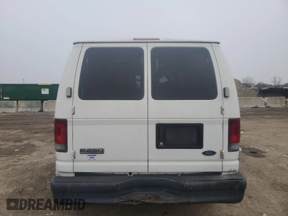 2008 Ford Econoline Cargo Commercial z VIN 1FTNE24L78DB58430, wystawiony jako Copart lot #87363034 z przebiegiem Nie podano mil oraz Szkoda całkowita • Salvage title. Historia ofert i sprzedaży dostępna na DreamBid. Obrazek 6.