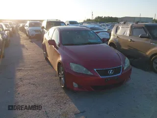 2007 Lexus IS with VIN JTHBK262572039882, listed as a IAAI auction lot 41979204 with 172,432 mi miles. Bid and sale history available at carsss.com. Image 1.