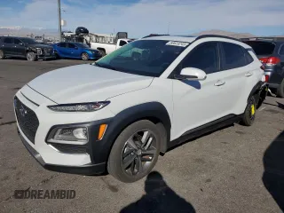 2020 Hyundai Kona Limited with VIN KM8K33A50LU400855, listed as a Copart auction lot 50623245 with 51,058 mi miles and Salvage Title. Bid and sale history available at carsss.com. Image 1.