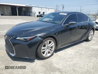 2021 Lexus IS 300 with VIN JTHAA1D26M5109525, listed as a Copart auction lot 59780165 with 50,527 mi miles and Salvage title. Bid and sale history available at DreamBid. Image 1.