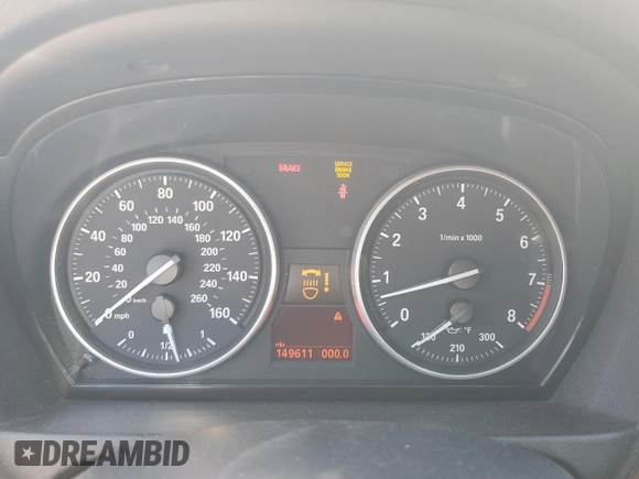 2007 BMW 3 Series 335i with VIN WBAVB735X7PA88427, listed as a Copart auction lot 44646455 with 149,611 mi miles and Salvage title. Bid and sale history available at DreamBid. Image 9.