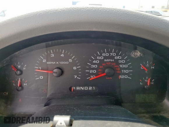 2008 Ford F-150 XL with VIN 1FTPX12V98FA70078, listed as a Copart auction lot 58519715 with 151,284 mi miles and Salvage title. Bid and sale history available at DreamBid. Image 9.