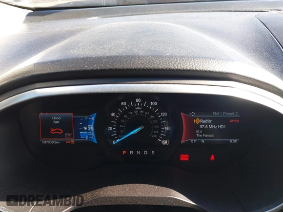 2018 Ford Edge Titanium with VIN 2FMPK4K99JBB19494, listed as a IAAI auction lot 41759517 with 87,039 mi miles. Bid and sale history available at carsss.com. Image 7.