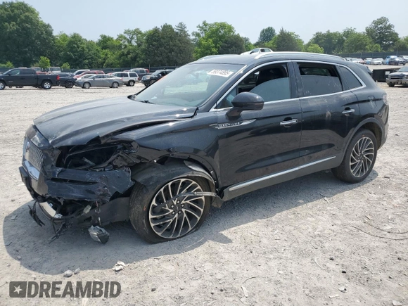 2020 Lincoln Nautilus Reserve with VIN 2LMPJ8K91LBL21702, listed as a Copart auction lot 59374895 with Not provided miles and Salvage title. Bid and sale history available at DreamBid. Image 1.
