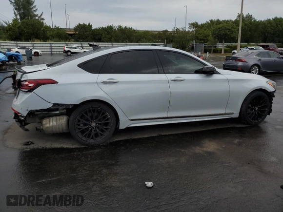 2019 Genesis G80 3.3T Sport with VIN KMTFN4JB7KU306127, listed as a Copart auction lot 86709364 with 51,923 mi miles and Non Repairable. Bid and sale history available at carsss.com. Image 3.