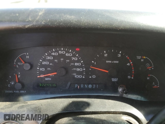 2003 Ford F-350 XL with VIN 1FTSW31F83EA58571, listed as a Copart auction lot 61340055 with 3,224,416 mi miles and Salvage title. Bid and sale history available at DreamBid. Image 9.