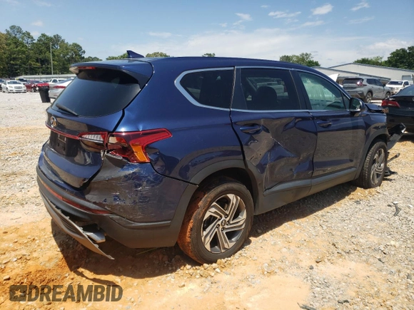 2021 Hyundai Santa Fe SE with VIN 5NMS14AJ9MH328494, listed as a Copart auction lot 56697595 with 91,158 mi miles and Salvage title. Bid and sale history available at DreamBid. Image 3.