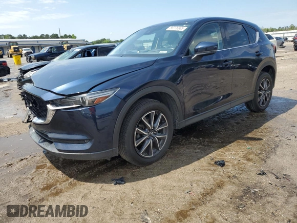 2018 Mazda CX-5 Grand Touring with VIN JM3KFADM3J1312519, listed as a Copart auction lot 56276685 with 109,486 mi miles and Clean title. Bid and sale history available at DreamBid. Image 1.