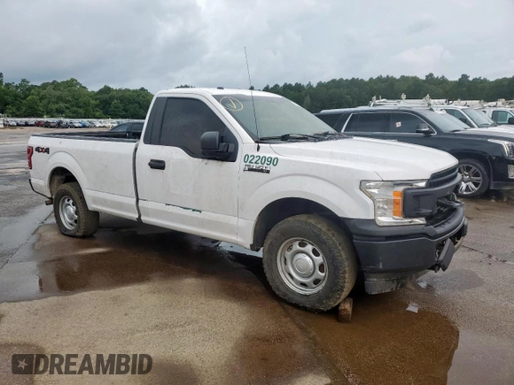 2018 Ford F-150 XL with VIN 1FTMF1EB1JKF31357, listed as a Copart auction lot 58896235 with Not provided miles and Clean title. Bid and sale history available at DreamBid. Image 4.