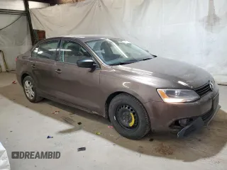 2012 Volkswagen Jetta Sedan S w/Sunroof with VIN 3VW2K7AJ5CM397108, listed as a Copart auction lot 49653075 with 204,730 mi miles and Salvage Title. Bid and sale history available at carsss.com. Image 4.