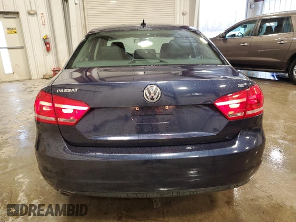 2012 Volkswagen Passat SE с VIN 1VWBP7A33CC087804, выставлен на аукционе Copart как лот 51171745 с пробегом 170 512 миль миль и Чистый • Clean title. История ставок и продаж доступна на DreamBid. Изображение 6.