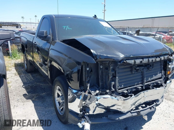 2018 Chevrolet Silverado 1500 Work Truck with VIN 1GCNCNEC0JZ121928, listed as a IAAI auction lot 42123760 with 54,846 mi miles and . Bid and sale history available at DreamBid. Image 1.