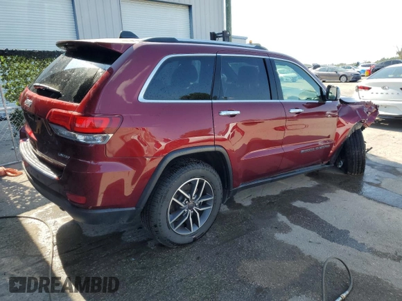 2022 Jeep Grand Cherokee WK Limited with VIN 1C4RJFBG2NC138629, listed as a Copart auction lot 54413944 with 50,191 mi miles and Non Repairable. Bid and sale history available at carsss.com. Image 3.