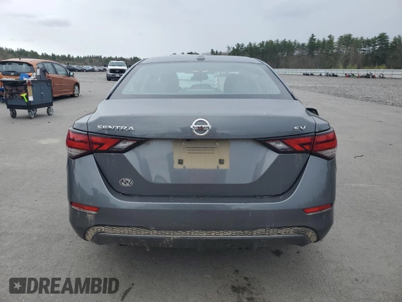 2021 Nissan Sentra SV with VIN 3N1AB8CV2MY297288, listed as a Copart auction lot 55493435 with 65,017 mi miles and Salvage title. Bid and sale history available at DreamBid. Image 6.