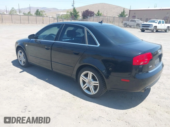 2007 Audi A4 2.0T with VIN WAUDF78E87A011161, listed as a IAAI auction lot 42743384 with 137,773 mi miles and . Bid and sale history available at DreamBid. Image 3.