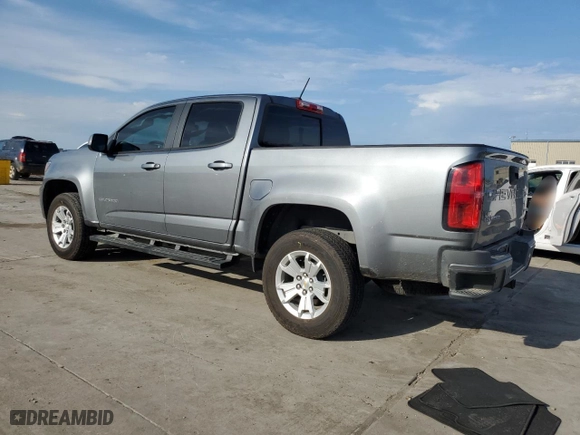 2022 Chevrolet Colorado 2WD LT with VIN 1GCGSCEN7N1124248, listed as a Copart auction lot 50637835 with 25,494 mi miles and Salvage Title. Bid and sale history available at carsss.com. Image 2.