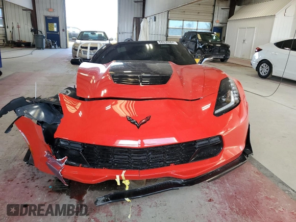 2016 Chevrolet Corvette Z06 1LZ with VIN 1G1YP2D67G5611240, listed as a Copart auction lot 68030904 with 0 mi miles and Salvage Title. Bid and sale history available at carsss.com. Image 5.