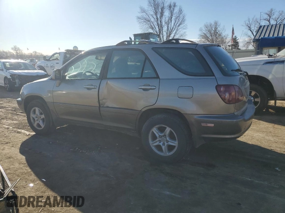2000 Lexus RX 300 with VIN JT6HF10U4Y0138816, listed as a Copart auction lot 46638325 with 228,906 mi miles and Salvage Title. Bid and sale history available at carsss.com. Image 2.