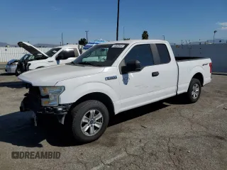 2015 Ford F-150 XL with VIN 1FTEX1C84FKE22262, listed as a Copart auction lot 74043944 with 246,319 mi miles and Salvage title. Bid and sale history available at DreamBid. Image 1.