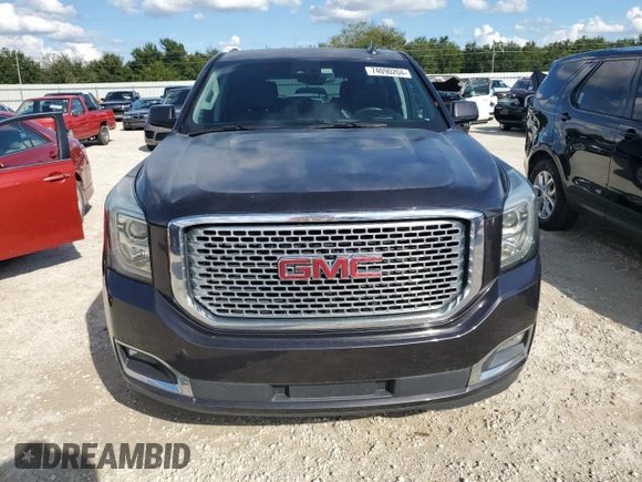 2017 GMC Yukon Denali with VIN 1GKS1CKJ9HR243427, listed as a Copart auction lot 74090204 with 0 mi miles and Non Repairable. Bid and sale history available at carsss.com. Image 5.