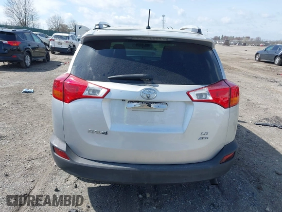 2015 Toyota RAV4 LE with VIN 2T3BFREV4FW299531, listed as a IAAI auction lot 41914476 with 105,689 mi miles. Bid and sale history available at carsss.com. Image 16.