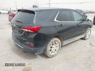 2024 Chevrolet Equinox LT with VIN 3GNAXUEG9RL244296, listed as a IAAI auction lot 42124390 with 36,135 mi miles and . Bid and sale history available at DreamBid. Image 4.
