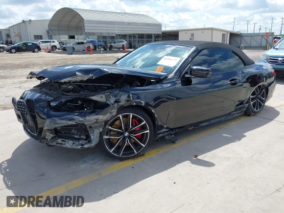 2023 BMW 4 Series 430i with VIN WBA23AT0XPCL41770, listed as a IAAI auction lot 42586472 with 38,241 mi miles and . Bid and sale history available at DreamBid. Image 18.