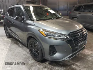 2021 Nissan Kicks SR z VIN 3N1CP5DV1ML541758, wystawiony jako IAAI lot #42154834 z przebiegiem 44 883 mil mil oraz . Historia ofert i sprzedaży dostępna na DreamBid. Obrazek 1.