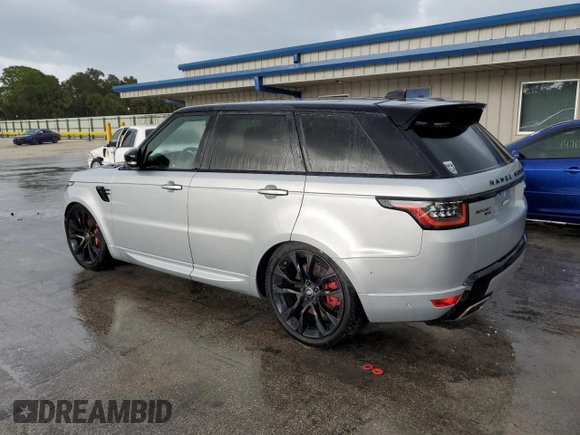 2022 Land Rover Range Rover Sport HST with VIN SALWS2RU3NA235380, listed as a Copart auction lot 47325955 with 16,242 mi miles and Non Repairable. Bid and sale history available at carsss.com. Image 2.