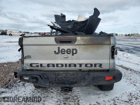 2020 Jeep Gladiator Sport S with VIN 1C6HJTAGXLL108861, listed as a Copart auction lot 88929645 with Not Provided miles and Salvage Title. Bid and sale history available at carsss.com. Image 6.