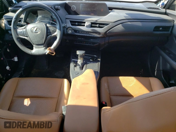 2021 Lexus UX 200 with VIN JTHP3JBH3M2036563, listed as a Copart auction lot 89325065 with 65,253 mi miles and Salvage title. Bid and sale history available at DreamBid. Image 8.