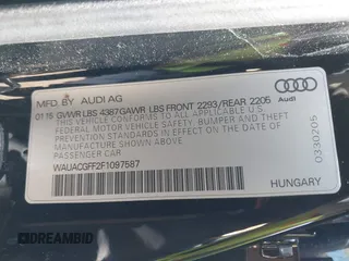 2015 Audi A3 Premium with VIN WAUACGFF2F1097587, listed as a IAAI auction lot 42688795 with 150,884 mi miles and . Bid and sale history available at DreamBid. Image 9.