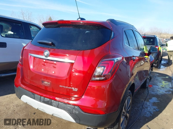 2021 Buick Encore Preferred with VIN KL4CJESB4MB353416, listed as a IAAI auction lot 41867701 with 21,176 mi miles and . Bid and sale history available at carsss.com. Image 4.