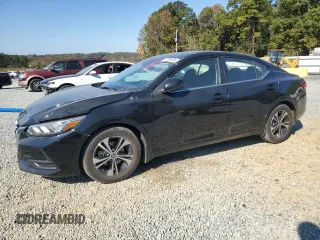 2021 Nissan Sentra SV with VIN 3N1AB8CV9MY206999, listed as a Copart auction lot 43621755 with 49,754 mi miles and Salvage Title. Bid and sale history available at DreamBid. Image 1.