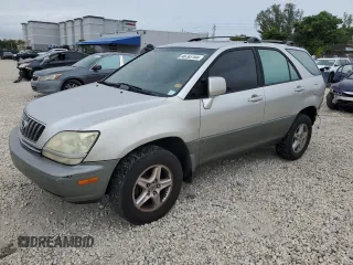2001 Lexus RX 300 with VIN JTJGF10U410096316, listed as a Copart auction lot 46783105 with 194,083 mi miles and Salvage Title. Bid and sale history available at carsss.com. Image 1.